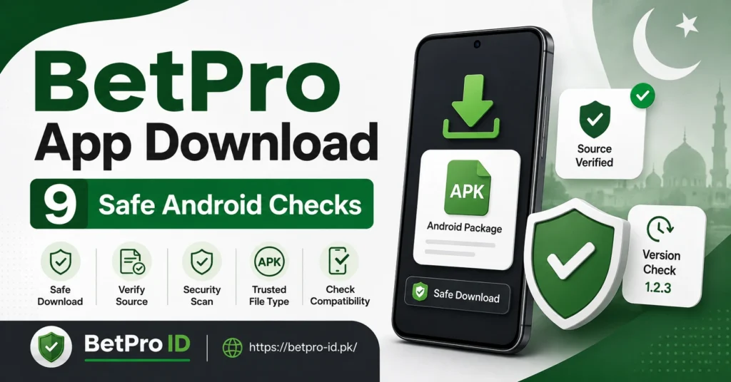 BetPro app download safe Android APK verification checks