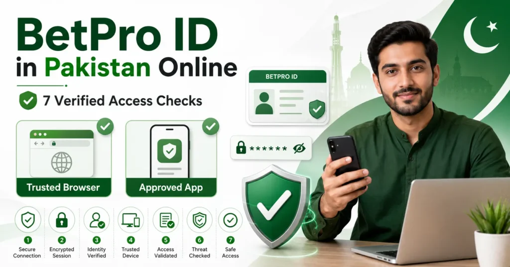 BetPro ID in Pakistan online safe access checks