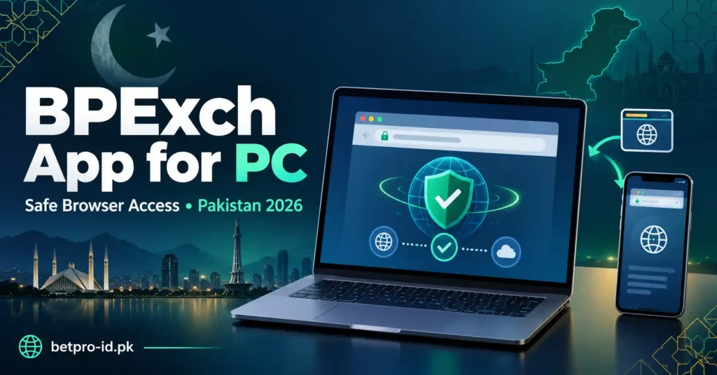BPExch app for PC safe access guide on a laptop