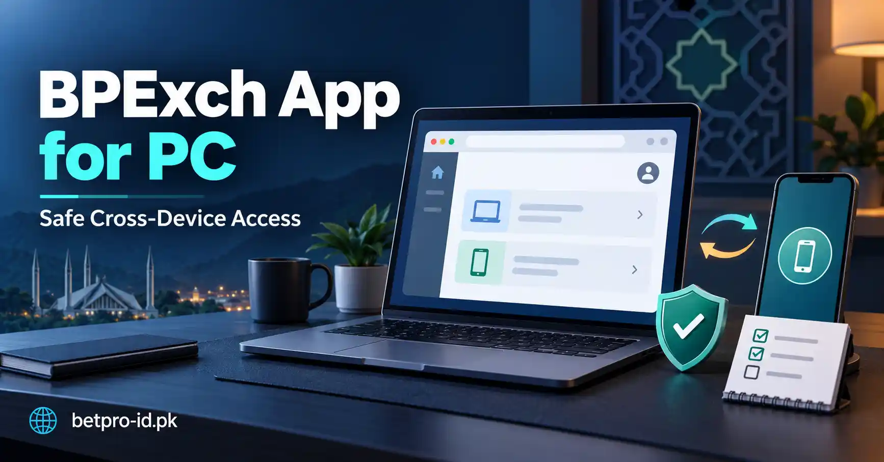 BPExch PC access checklist for browser login and safe downloads